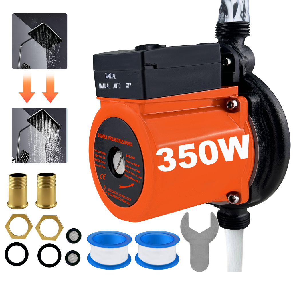 War Shark Bomba pressurizadora 350 watts 5000L/H 1