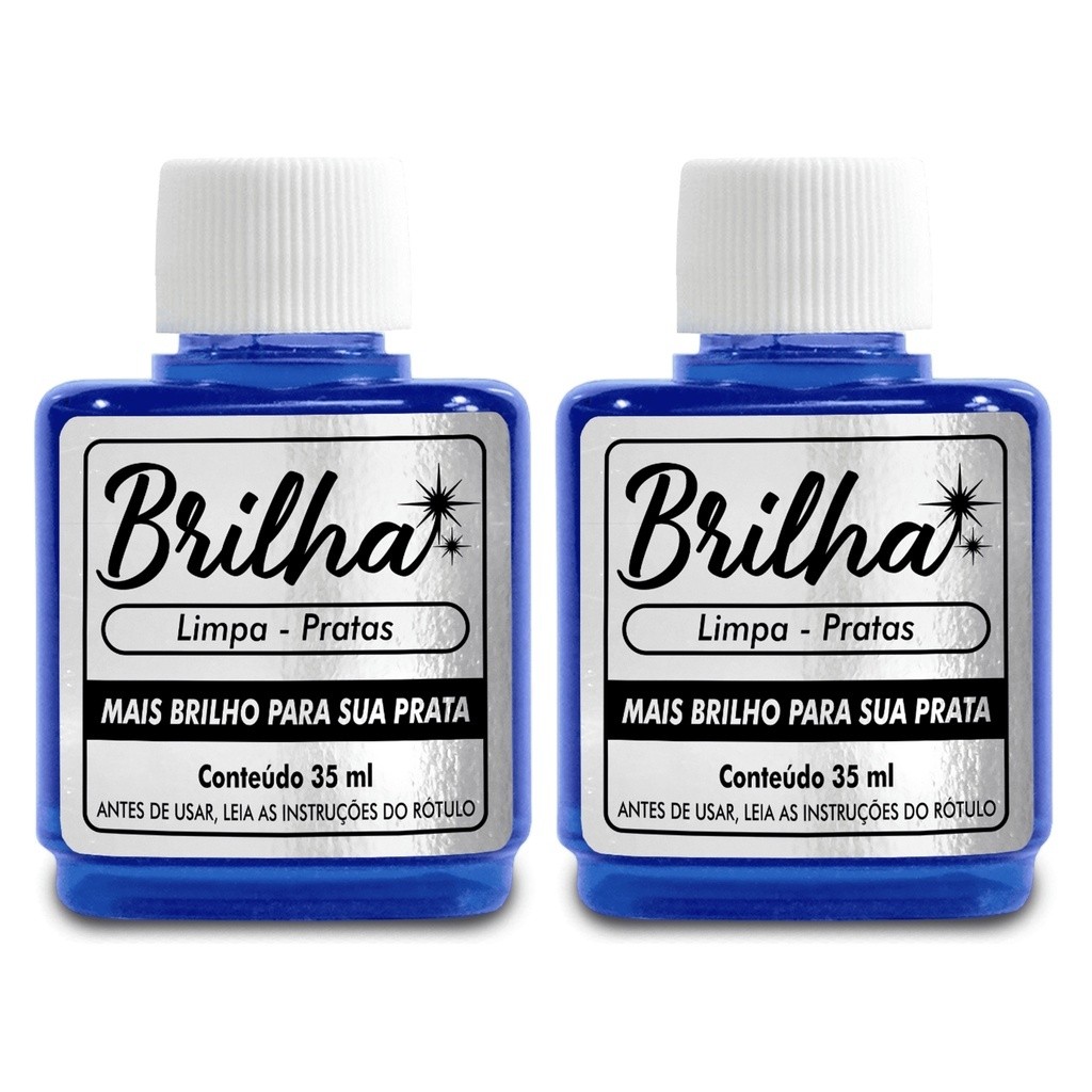 Kit 2 Unidades Limpa Pratas Brilha 35ml – Pr