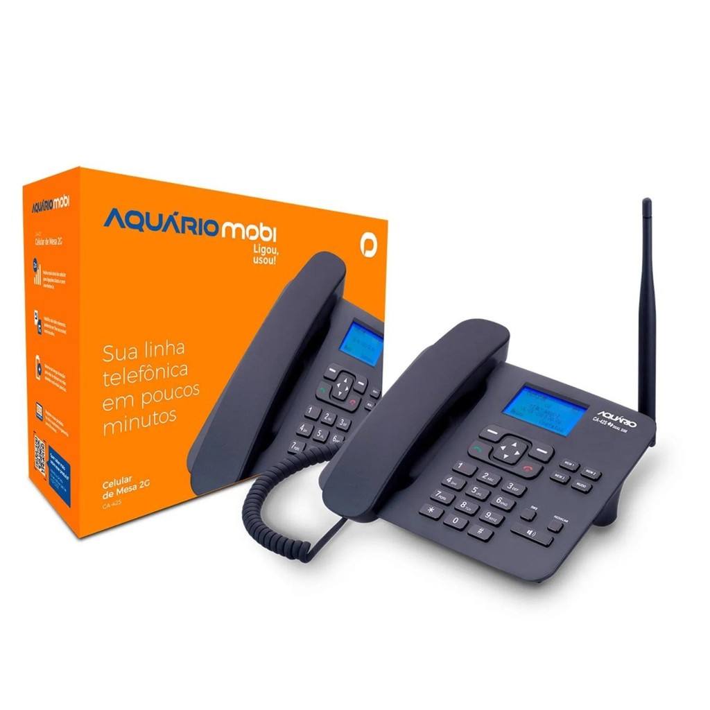 TELEFONE CELULAR RURAL DE CHIP MESA AQUÁRIO CA-42