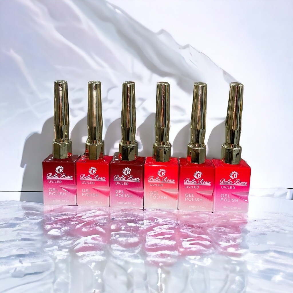 Kit 6 Esmaltes em Gel Polish Bella Rosa – Co