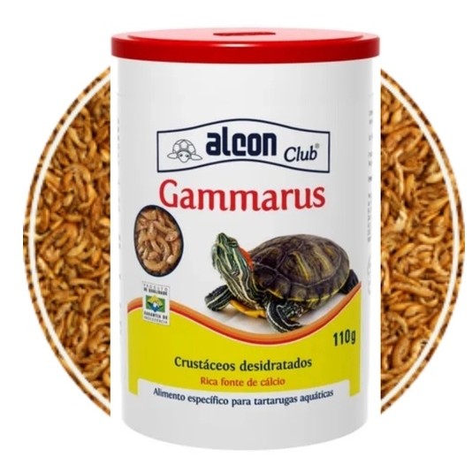 Ração Alcon Gammarus 110gr Alimento Para Tartaru