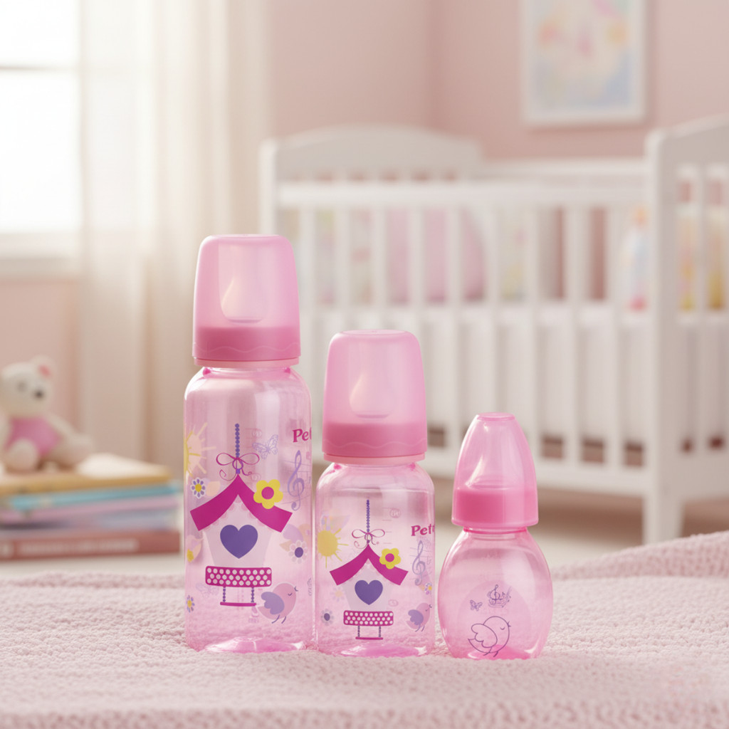 Kit 3 Mamadeiras bebe Premium  240 ML 140ML  60ML 