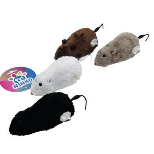 Brinquedo Ratinho de Corda para Gatos CORES VARIAD