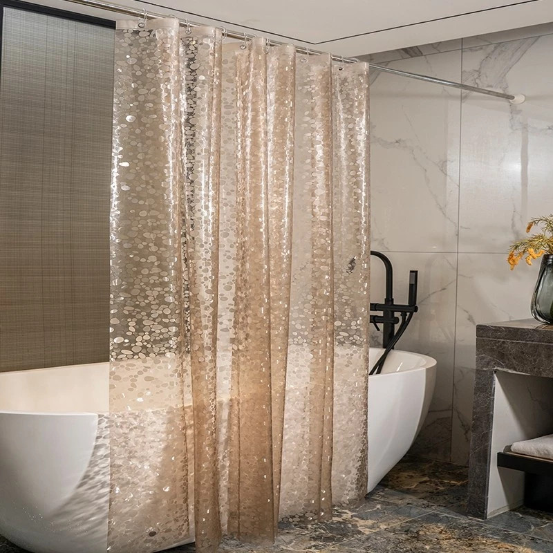 3D Com ímã Cortina de Box para Banheiro c/ ilhó