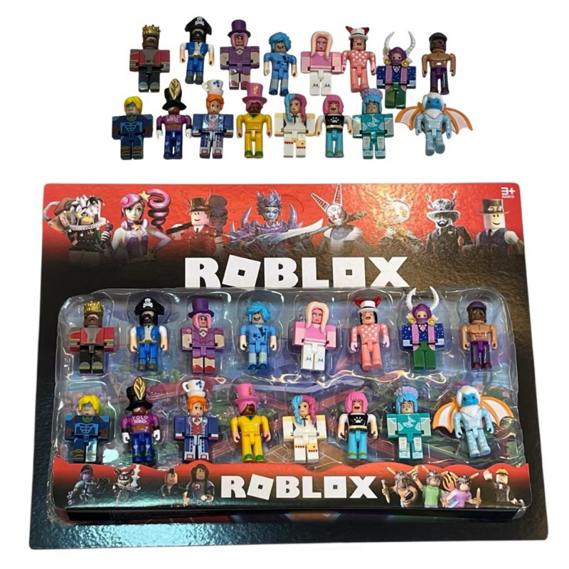 Kit Roblox 16 Bonecos Articulados Cartela grande L