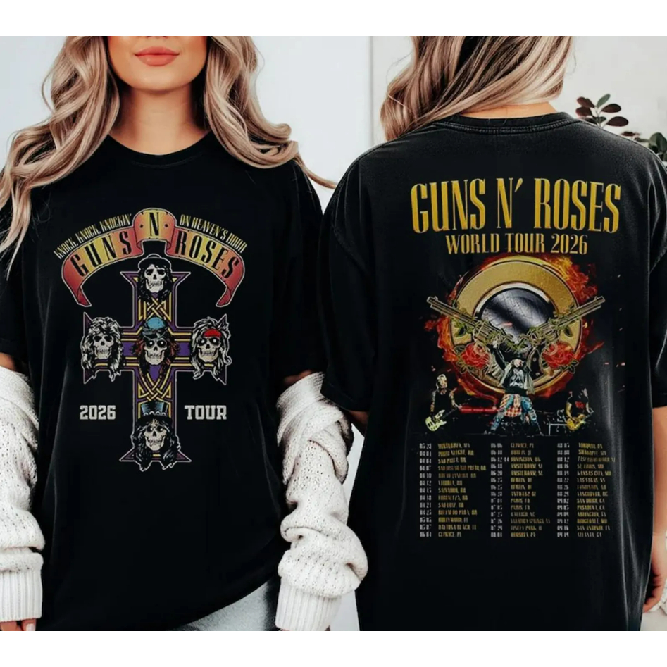 Camiseta Guns N Roses Estilo Rock Vintage Streetwe