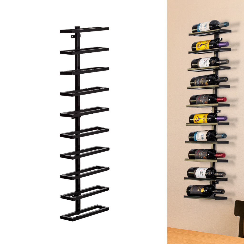 Adega Suspensa 10 Garrafas Vertical Industrial Mod