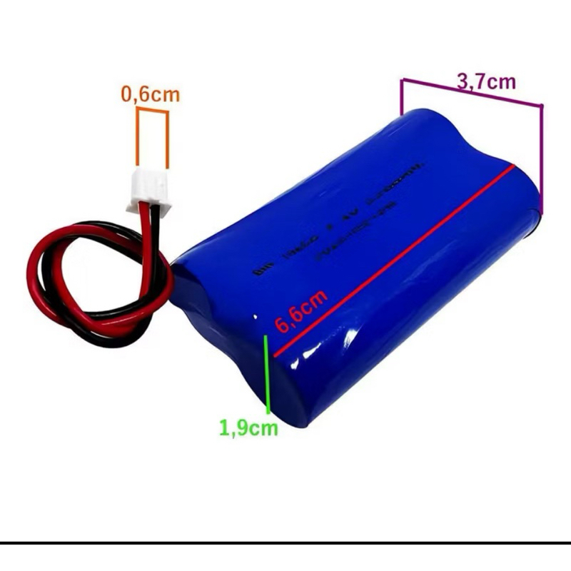 Caixa Mondial Cm400 Cm-400 Cm 400 Batería 7,4v 22