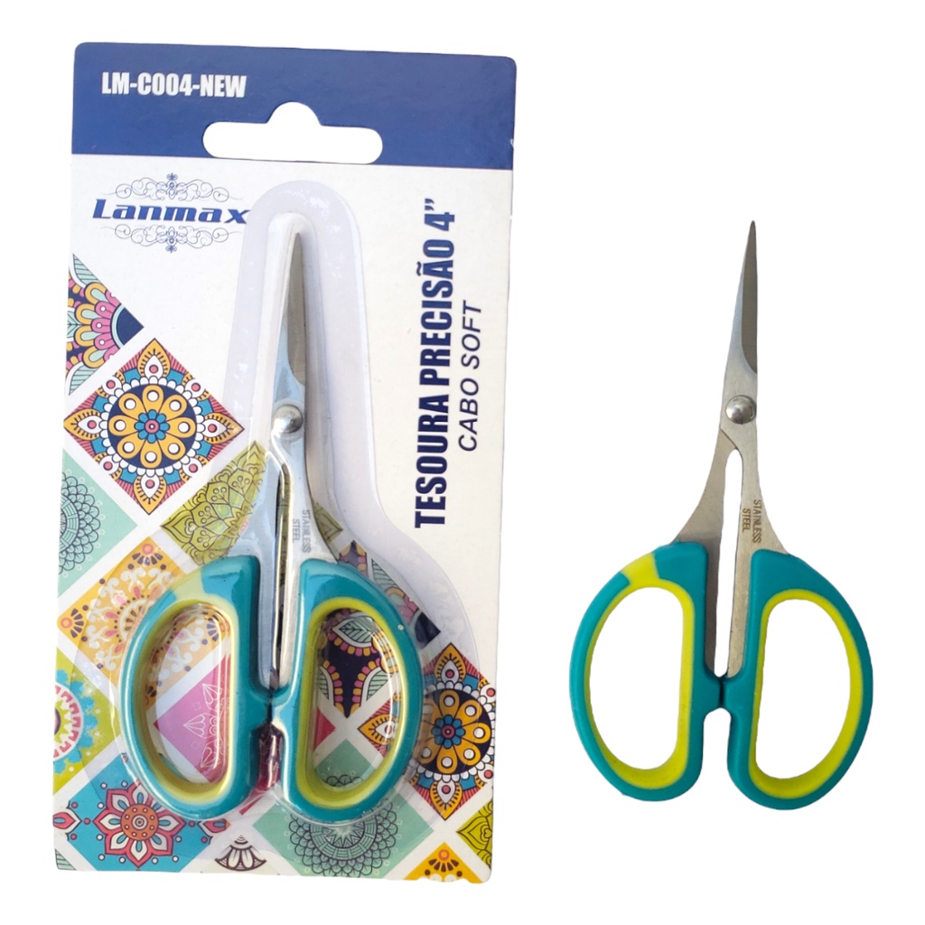 Tesoura De Precisão Fina Patchwork Artesanato Cos