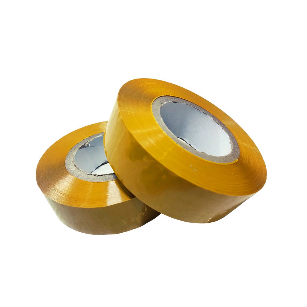 10 Fita Adesiva 500 metros marrom amarela super ad