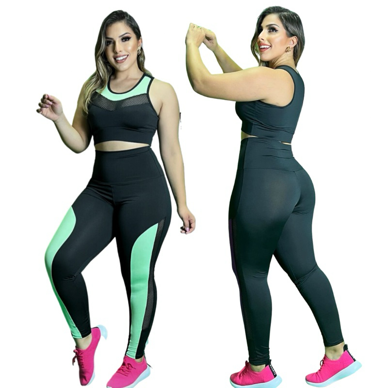 Conjunto de Academia Legging + Top suplex premium 