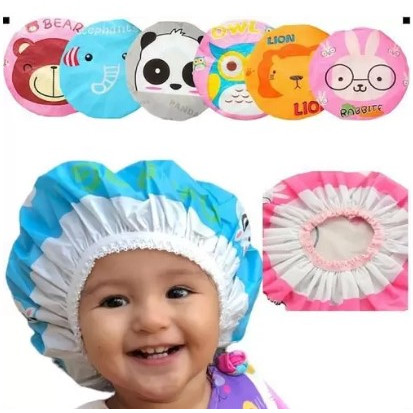 Toucas de Banho Kids Impermeável Infantil Estampa