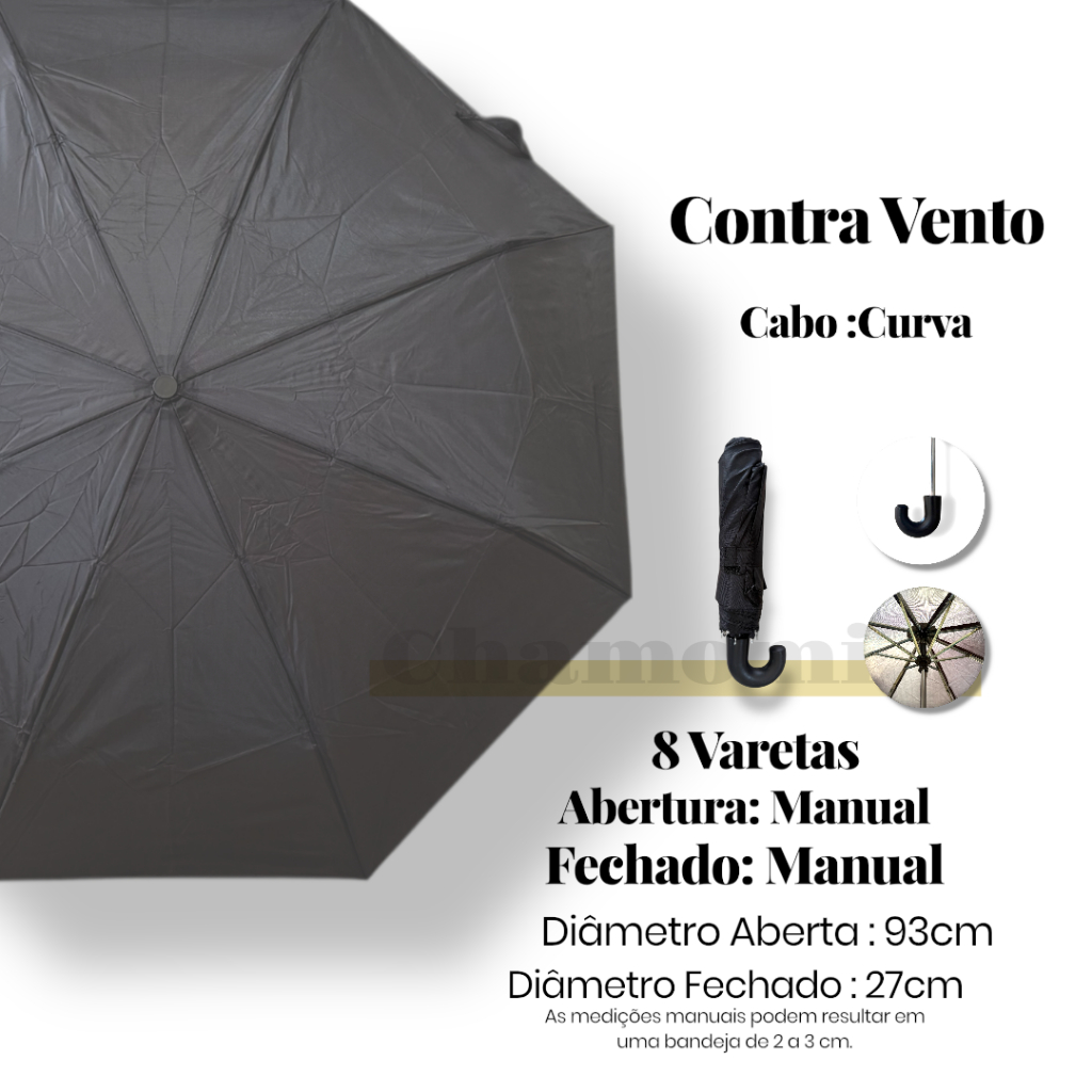 Sombrinha Guarda Chuva Dobrável Portátil Reforç