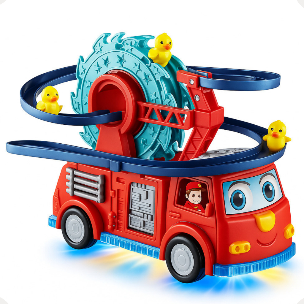 Caminhão Bombeiro Escorregador Montanha Russa 2 e