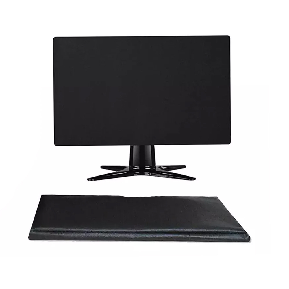 Capa para Monitor e Teclado Impermeável Preta