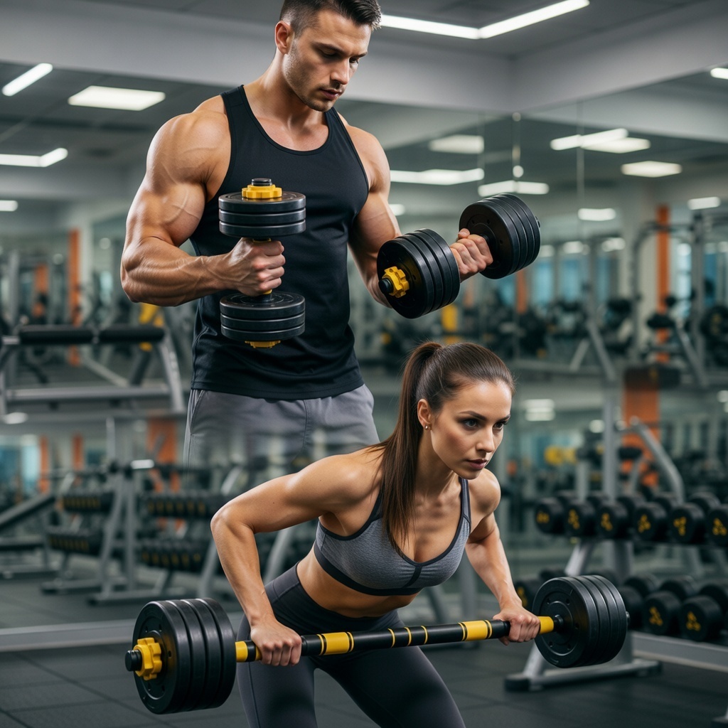 Kit Halteres 20kg Bonafit Academia  Musculação A