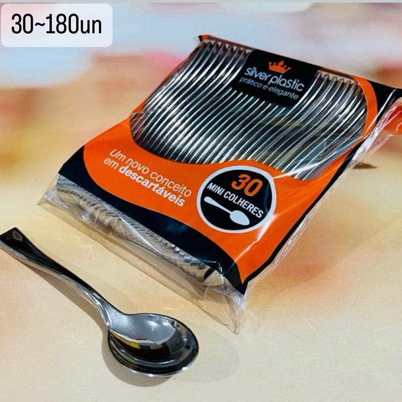 30~150 colher Para Ovo de Páscoa Prata 10 centím