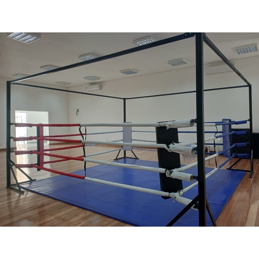 Ringue de Boxe Muay Thai Solo Tamanho 4 X 4 metros