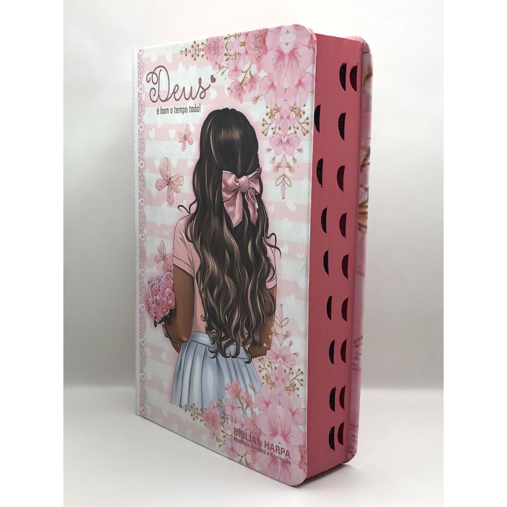Bíblia Sagrada Tamanho Grande com Harpa Palavras 