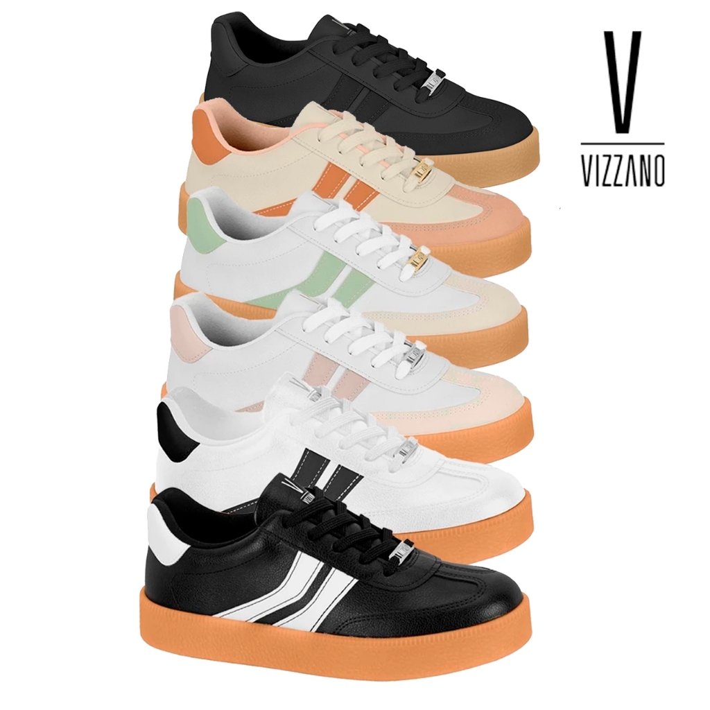 Tênis Feminino Vizzano Casual Retro Estiloso Sola