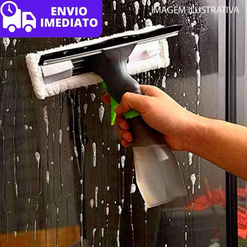 Rodo Spray Limpa E Seca Janelas Vidros 3 Em 1 250m