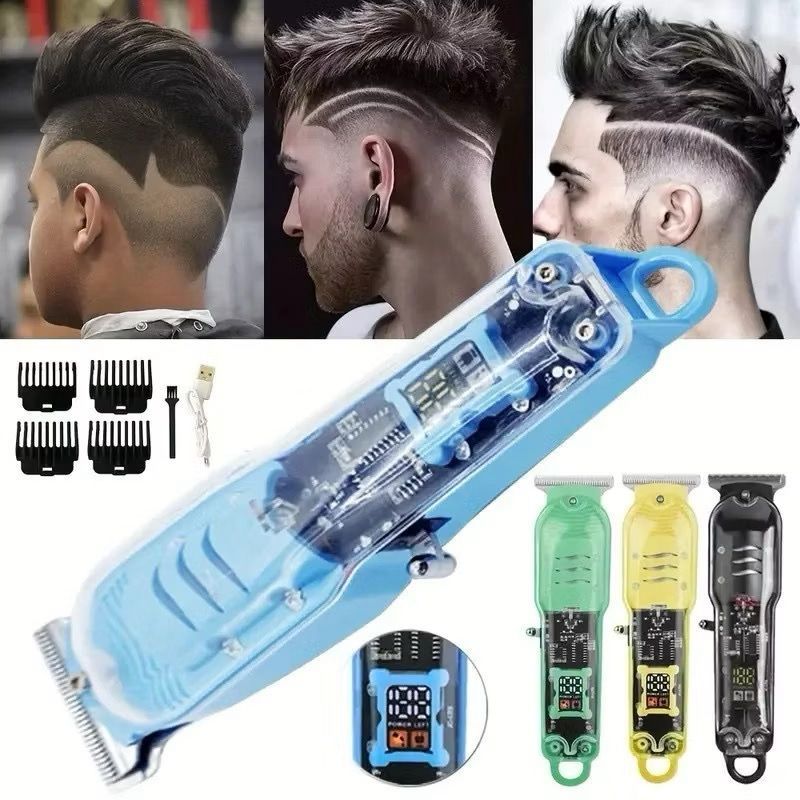 Máquina De Cortar Cabelo Profissional Smart Lcd B