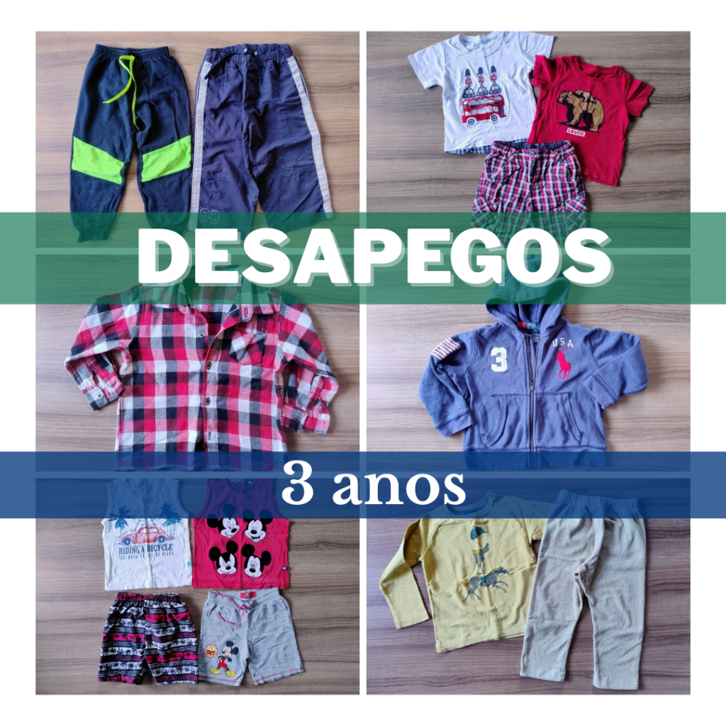 (Desapegos/Brechó Bebê) Roupas Infantil – 