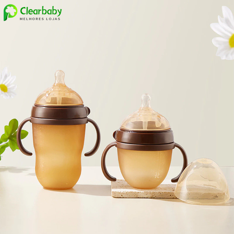 240 Ml Copo Mamadeira Infantil Anti Vazamento Com