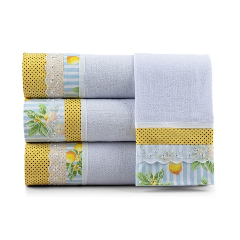 Kit 4 pano de prato copa moderno premium minimalis