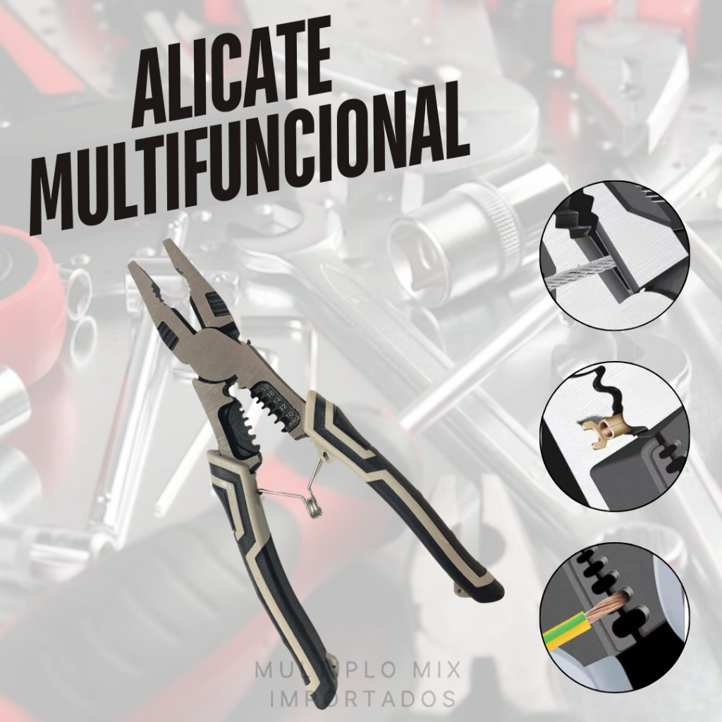 Alicate Multifuncional Universal Profissional Diag