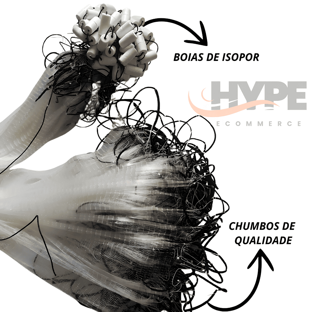 Rede Redinha 2 a 15 Metros Malha 12mm Para Lambari