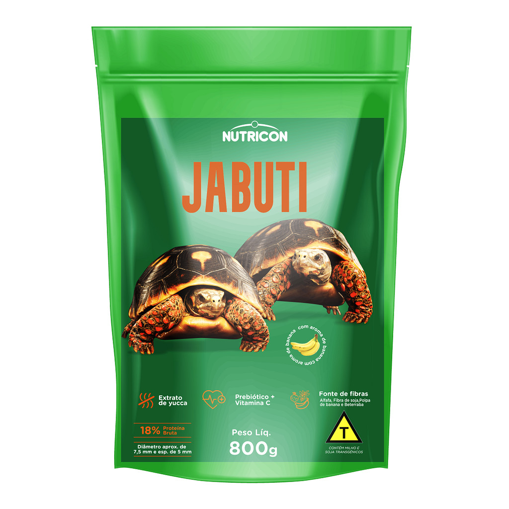 Ração Alimento P/ Tartarugas Jabuti Cágados Nut
