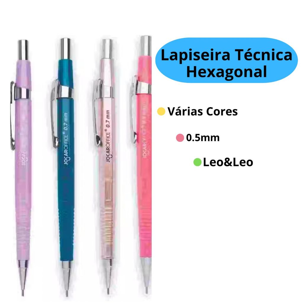 Lapiseira Técnica Hexagonal 0.5 Jocar Office Core