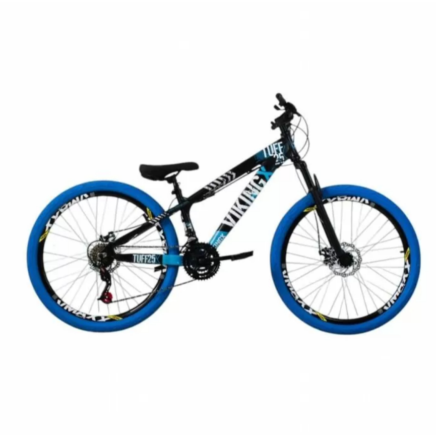 Bicicleta aro 26 Vikingx Tuff X-25 do Grau Freerid