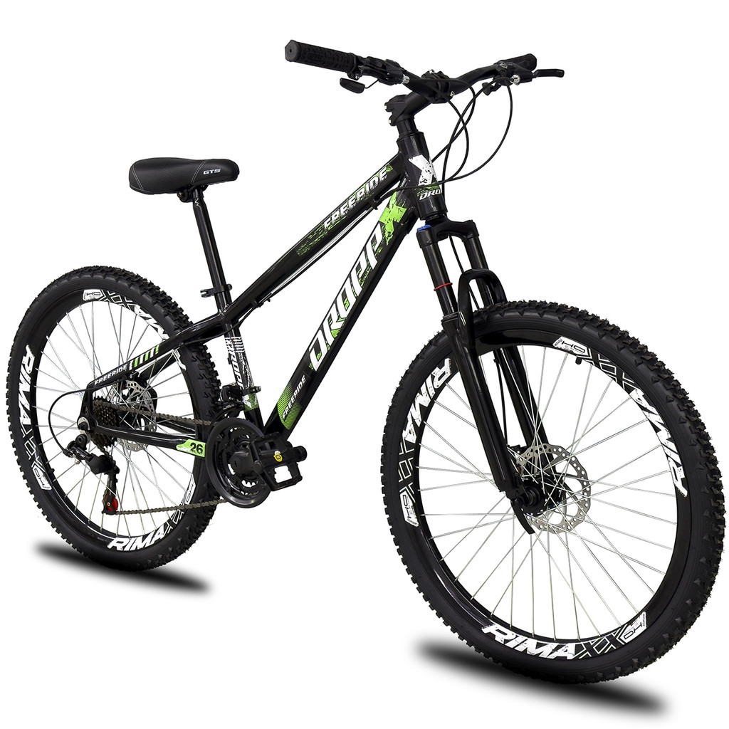 Bicicleta aro 26 Dropp Freeride Alumínio 21 Vel M