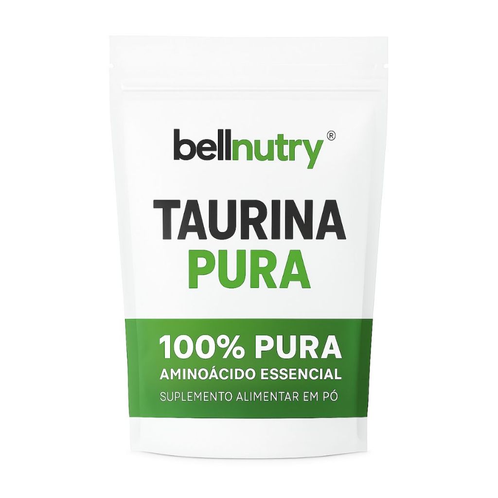 Taurina 100% Pura 1kg Com Laudo de Pureza | Bellnu