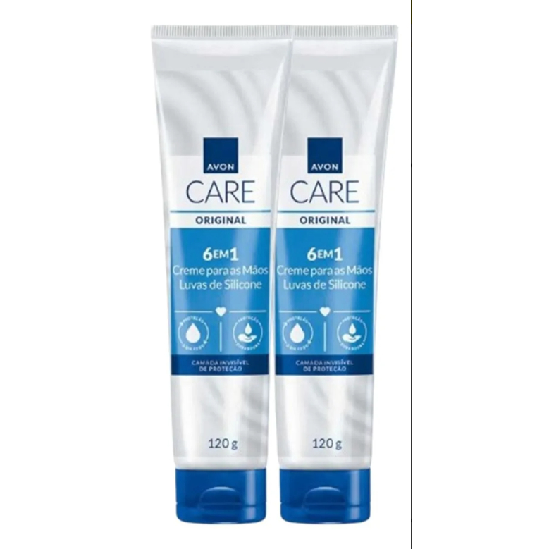 Kit 2 Creme Para As Mãos Luva De Silicone Avon 12