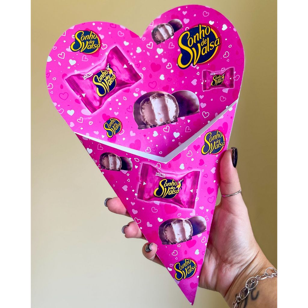 Caixa Buquê Personalizada – P/ 5 Bombons Es