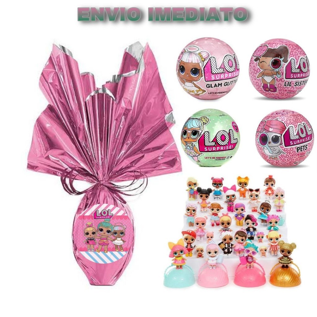Ovo De Páscoa Lol Surprise 250g Infantil Menina