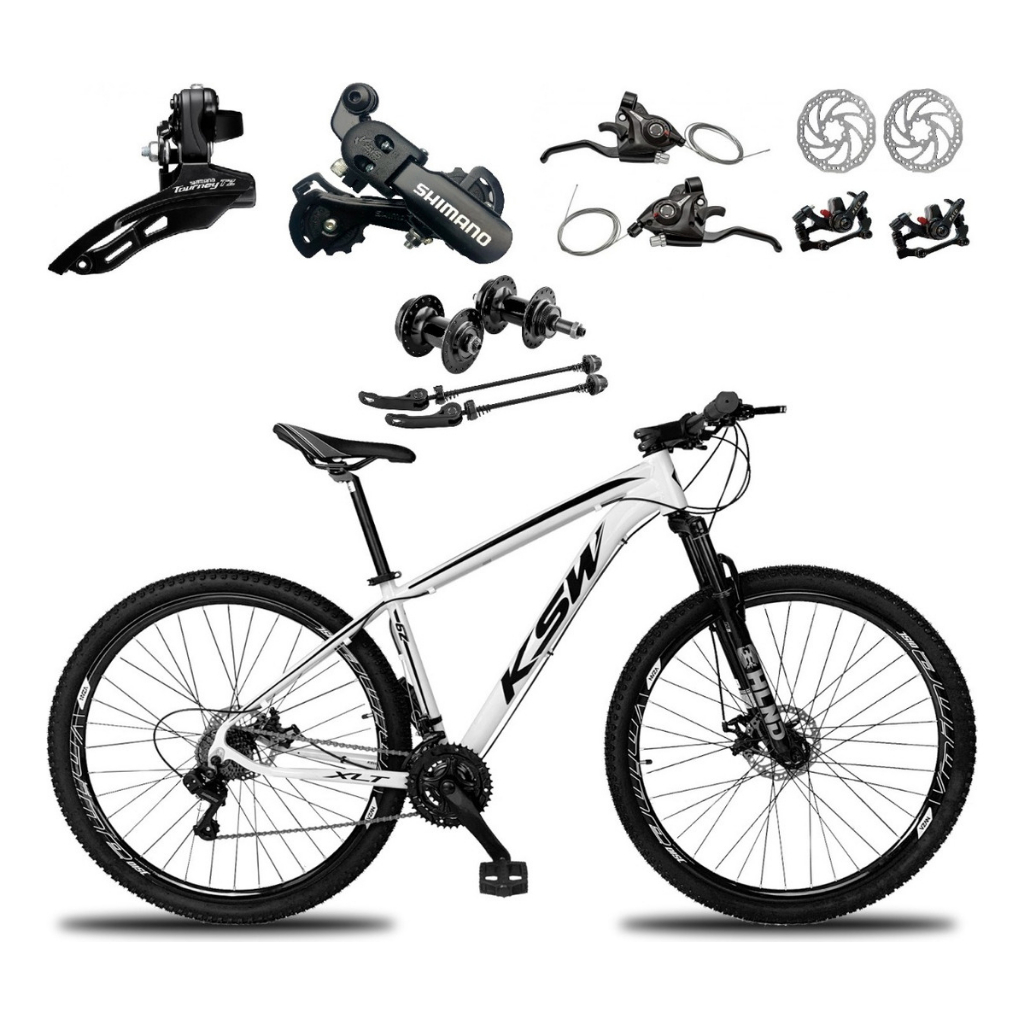 Bicicleta Aro 29 Ksw Xlt 21 Marchas Shimano E Frei