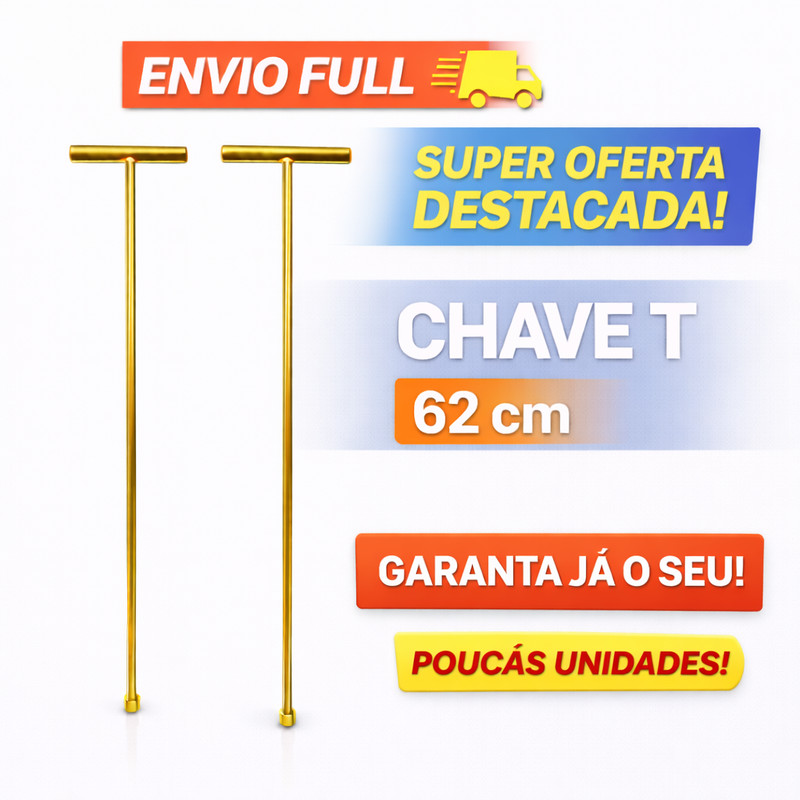 CHAVE T10mm LONGA 62cm PARA REMOÇÃO DO  PARAFUSO