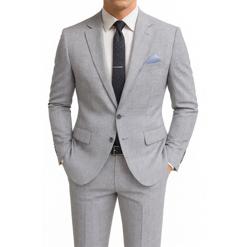 Terno Príncipe Gales Premium Luxo Pv Fio Indiano 