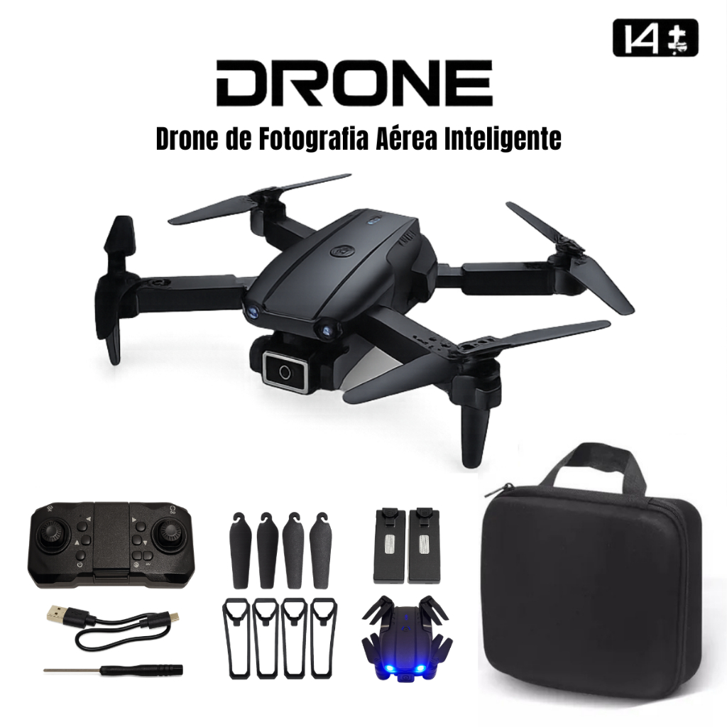 Drone Pro Câmera HD 2.4Ghz Gps Quadcopter Fotogra