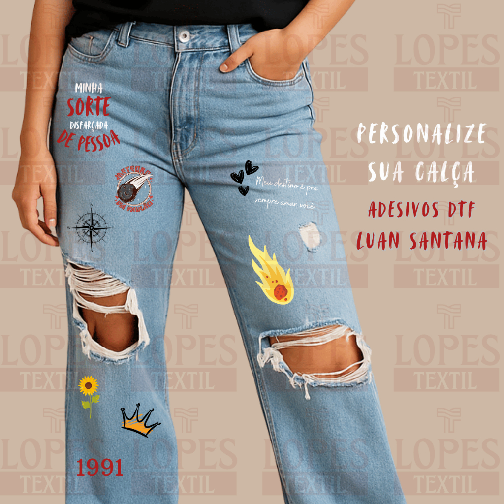 Adesivo DTF Luan Santana Registro Histórico | Ter