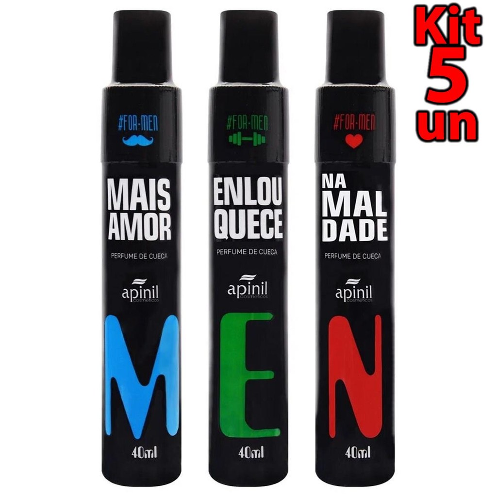 Perfume Masculino Sensual de Cueca 40ml Apinil Fra