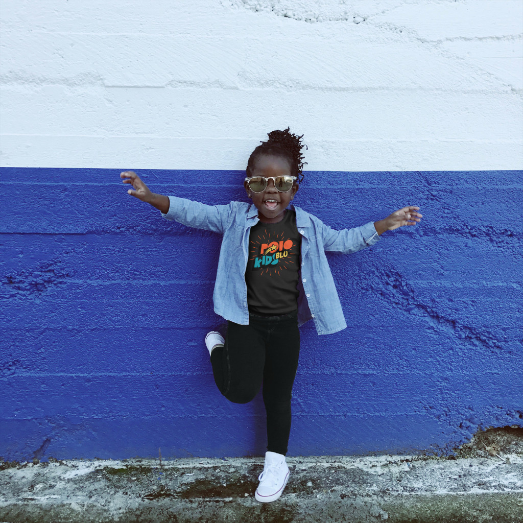 Camiseta Infantil Marca Polo Blu Kids Estrelinha A