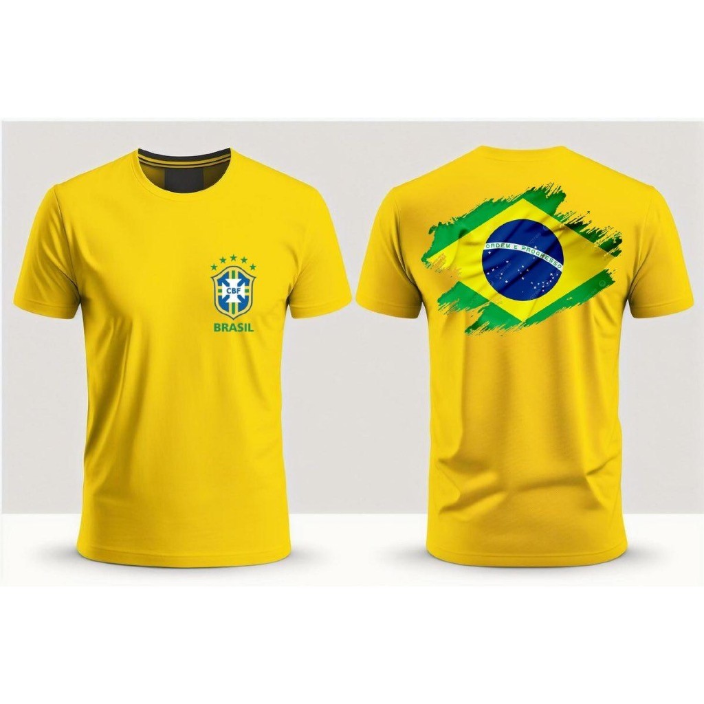 Camiseta personalizada Brasil copa do mundo futebo