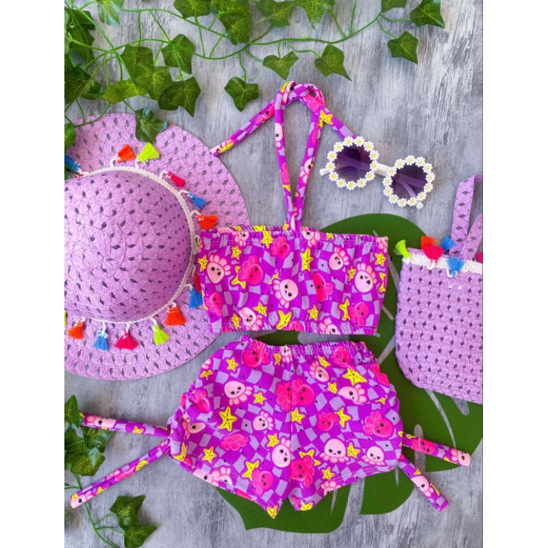 biquíni infantil 1/10 anos sf