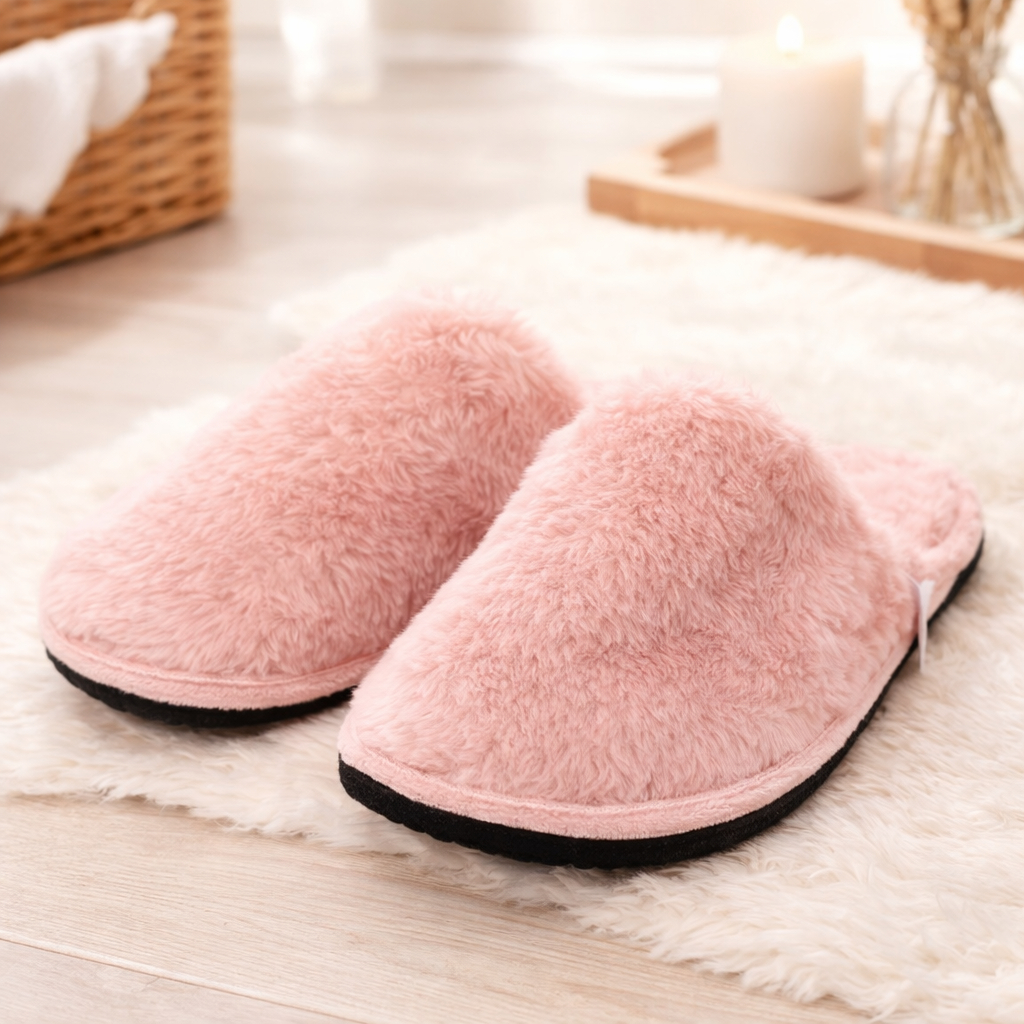 Pantufa Peluciada Forrada 33 a 44 Antiderrapante c