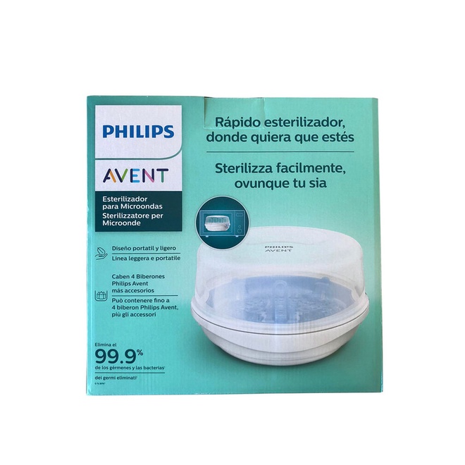 Esterilizador De Mamadeira Vapor Microondas Philip